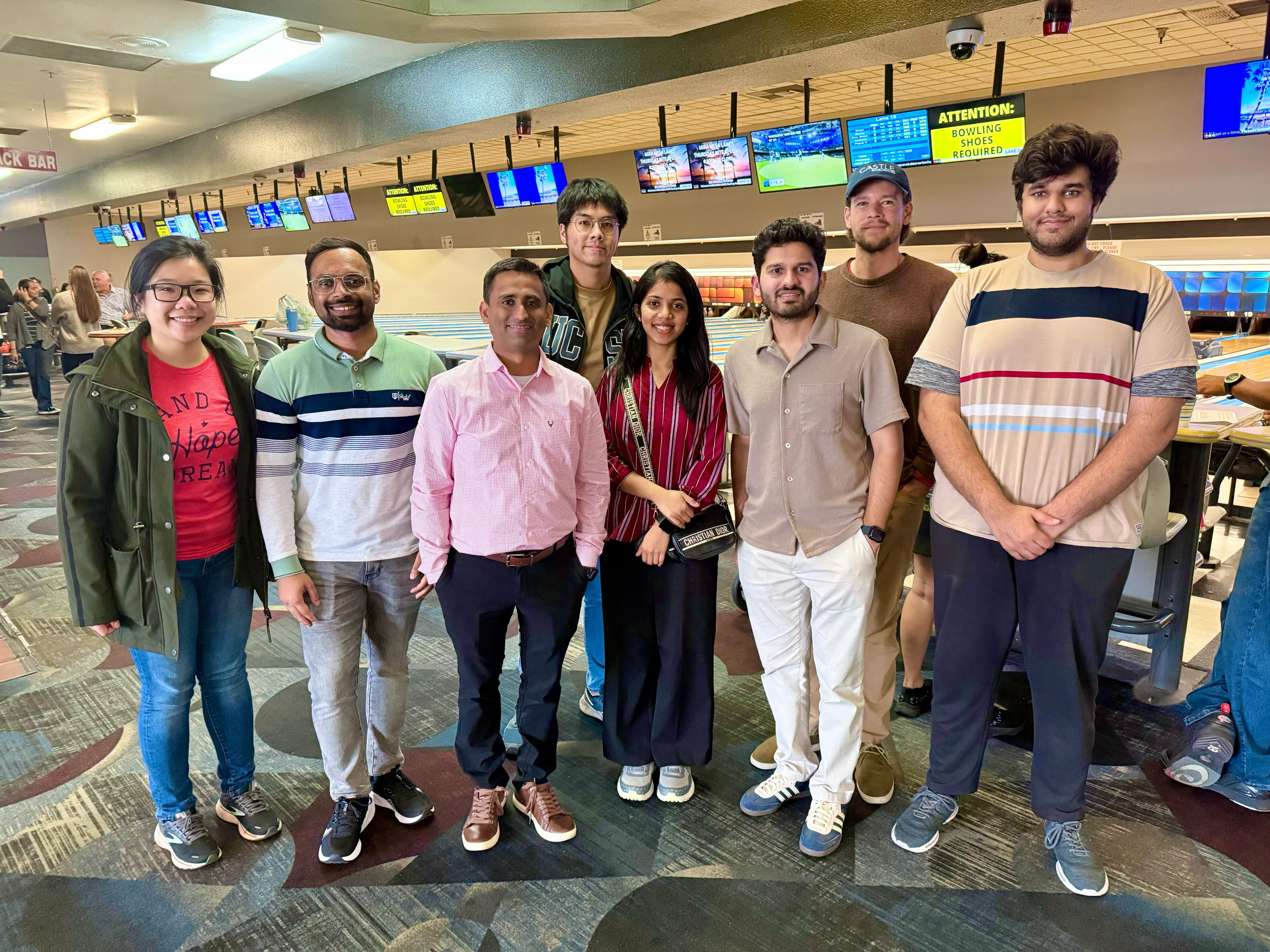 Lab outing bowling